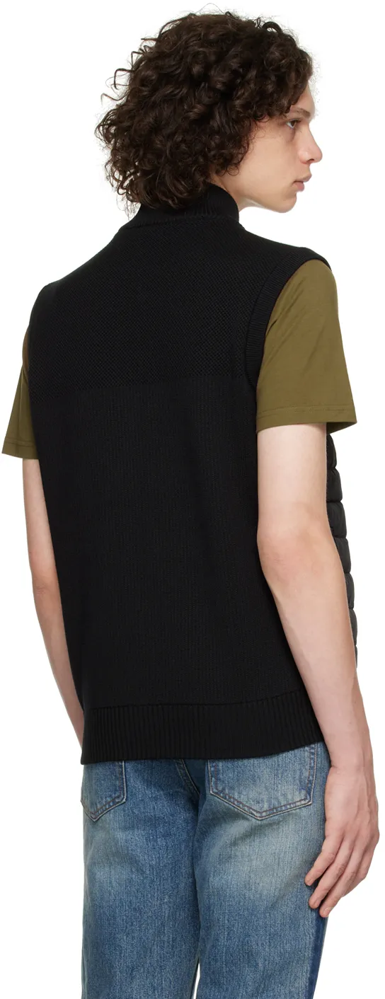Hybridge High-Neck Zipped Padded Gilet