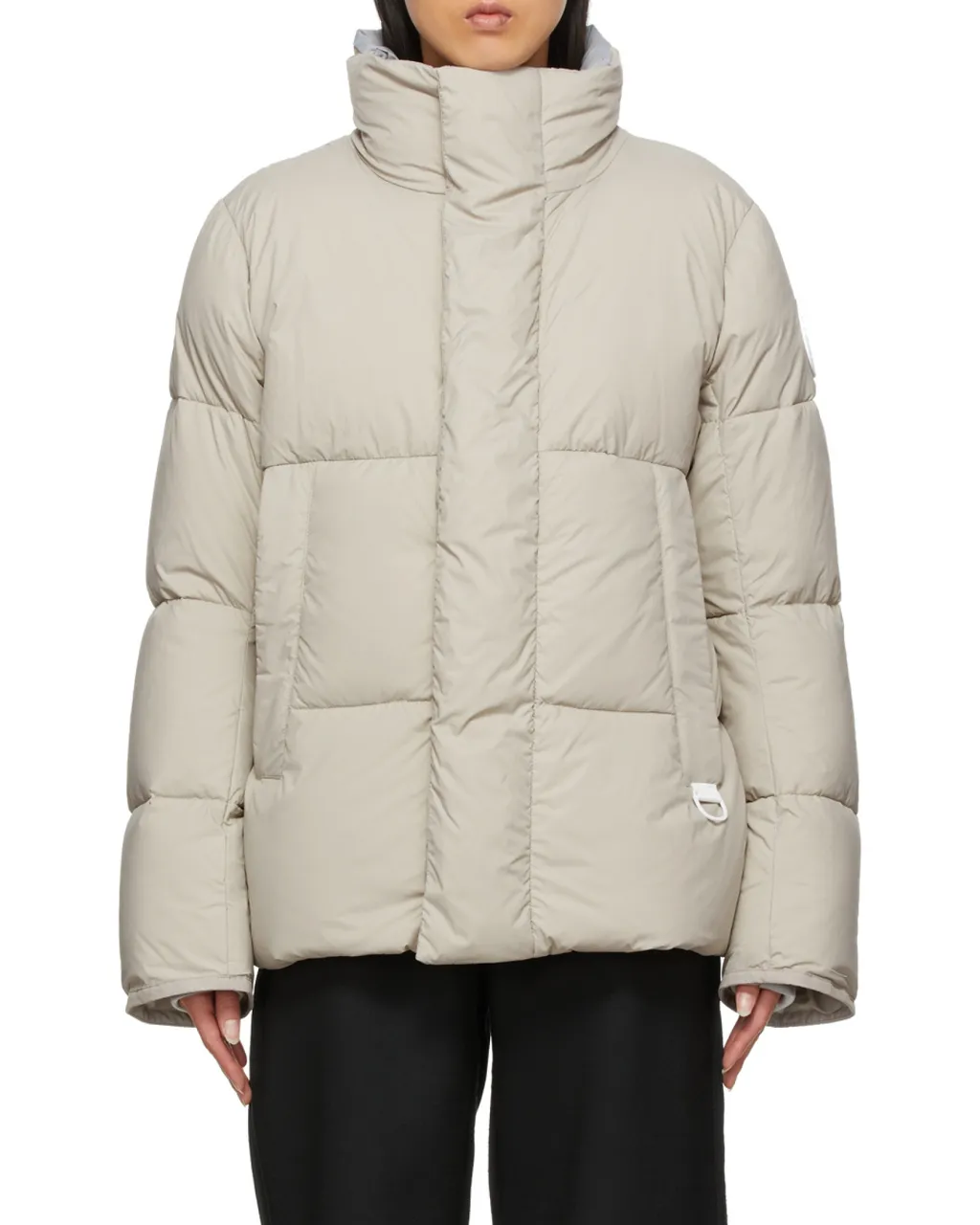 High-Necked Quilted Down Jacket