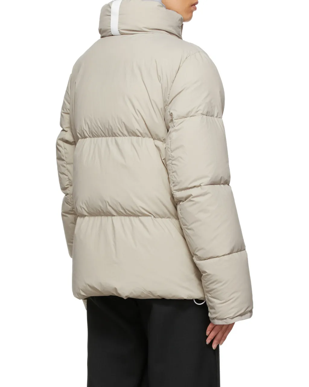 High-Necked Quilted Down Jacket