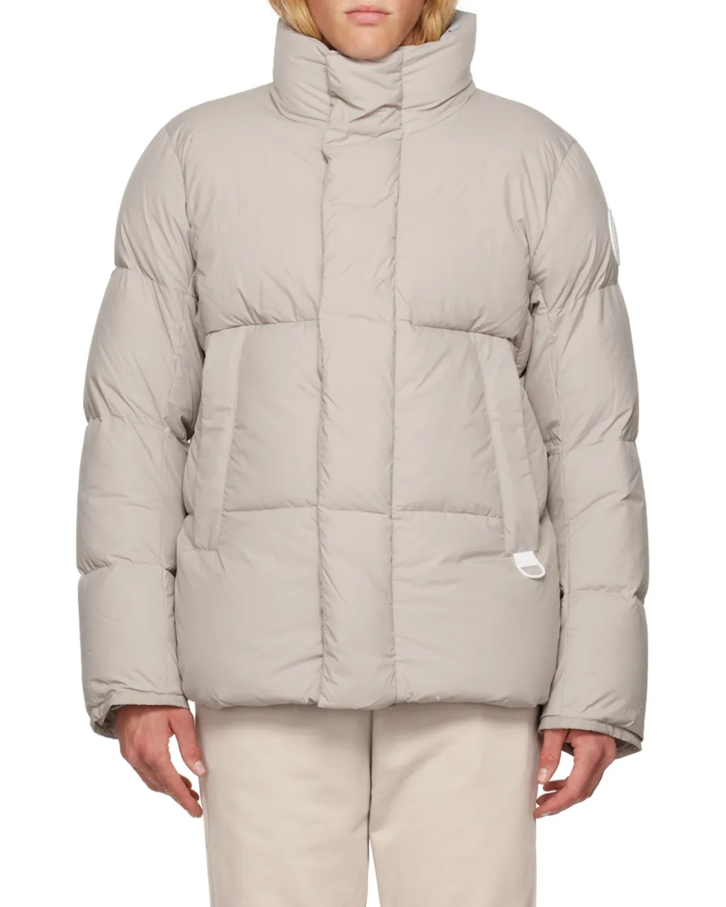 High-Necked Quilted Down Jacket