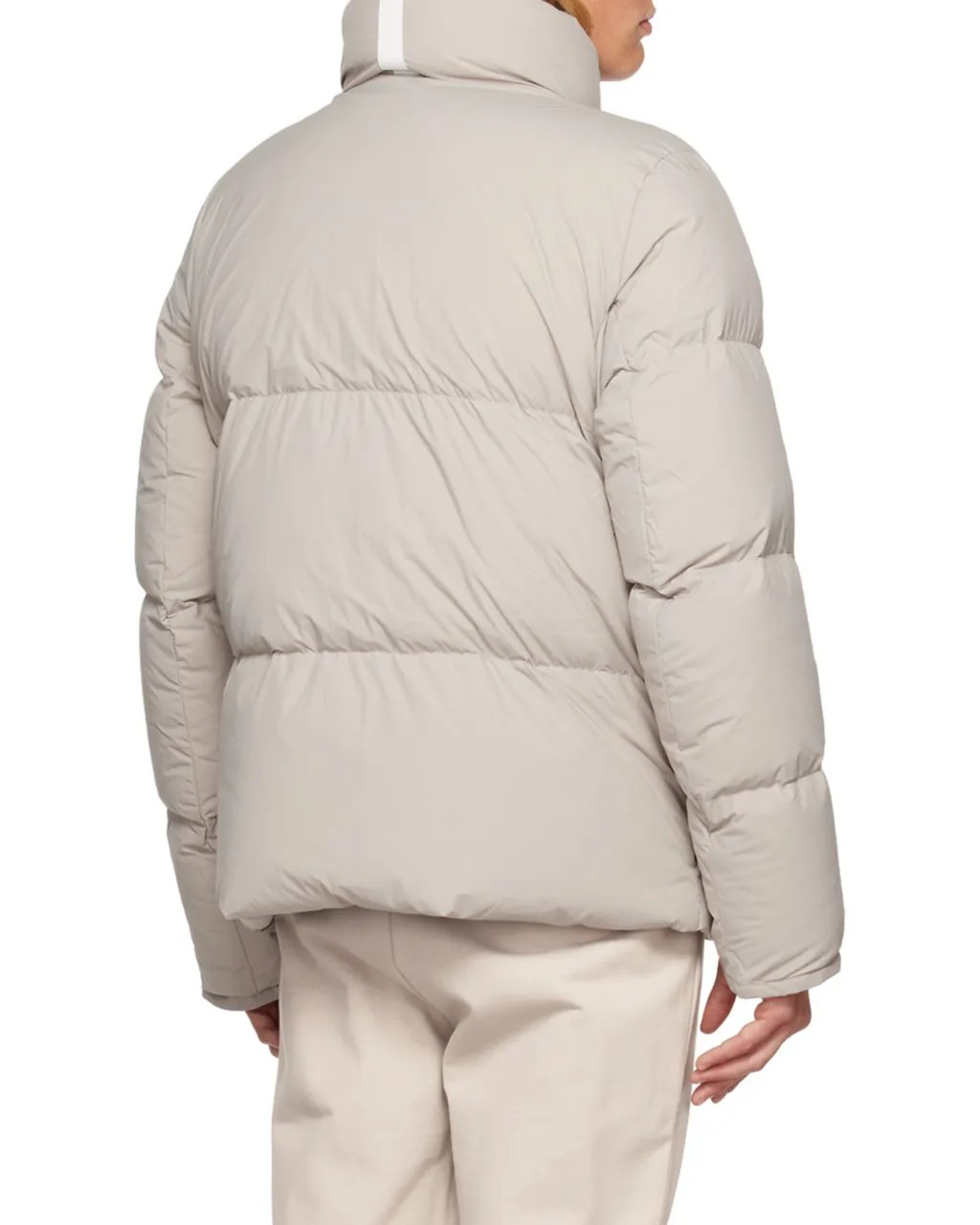 High-Necked Quilted Down Jacket