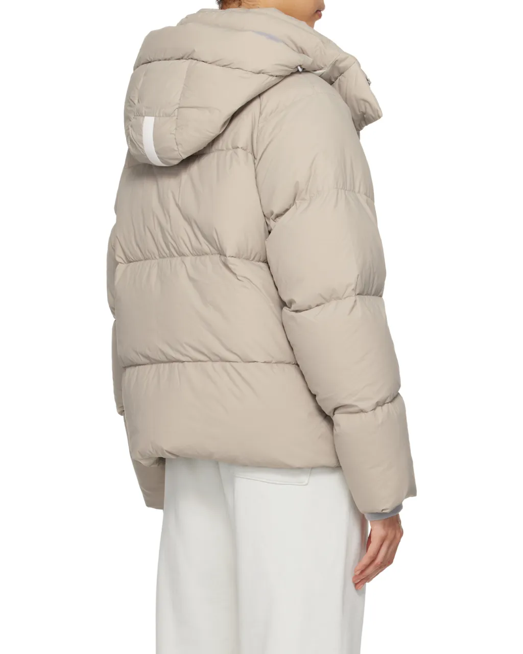 Hooded Quilted Down Jacket