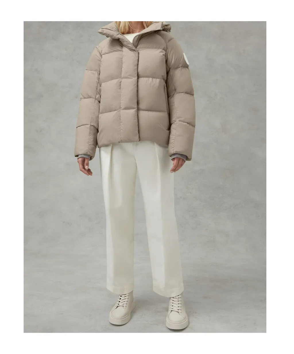 Hooded Quilted Down Jacket