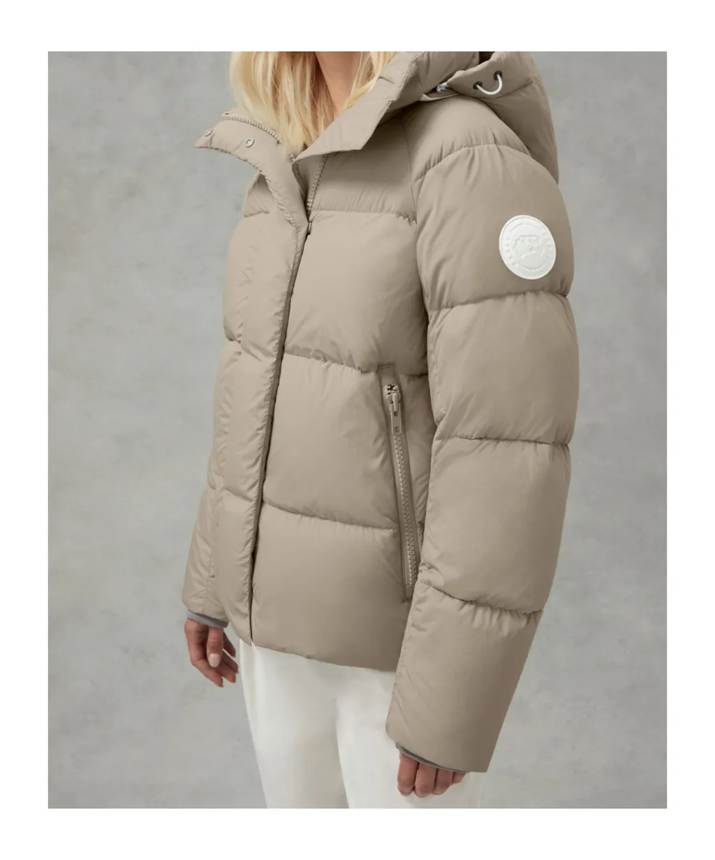 Hooded Quilted Down Jacket