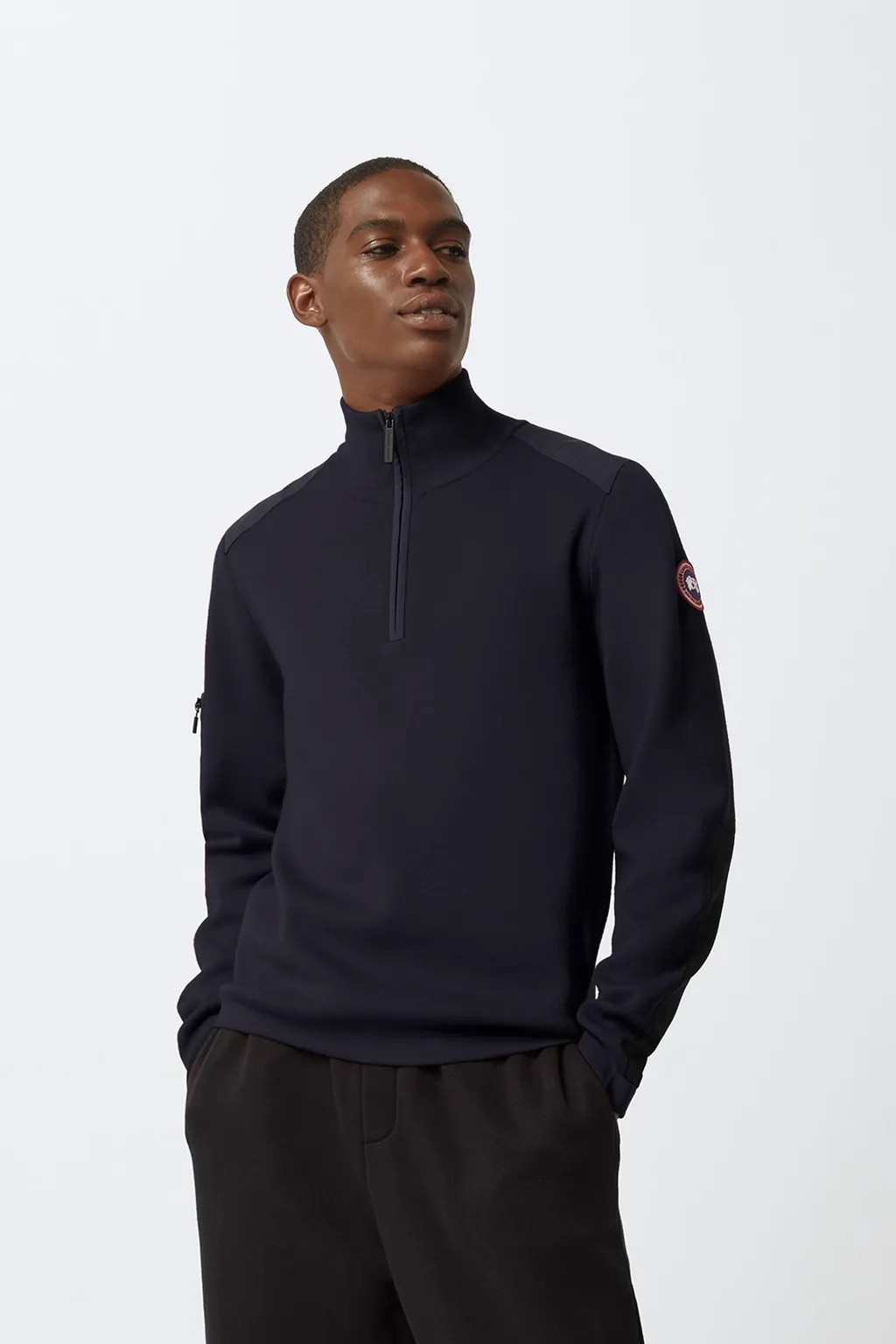 Logo-Patch Knitted Jumper