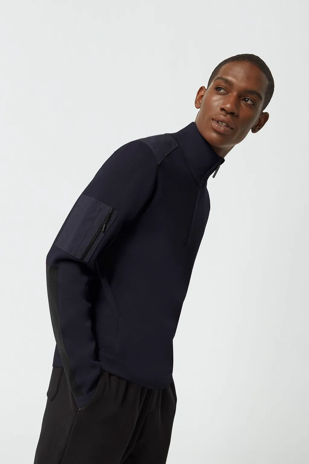 Logo-Patch Knitted Jumper