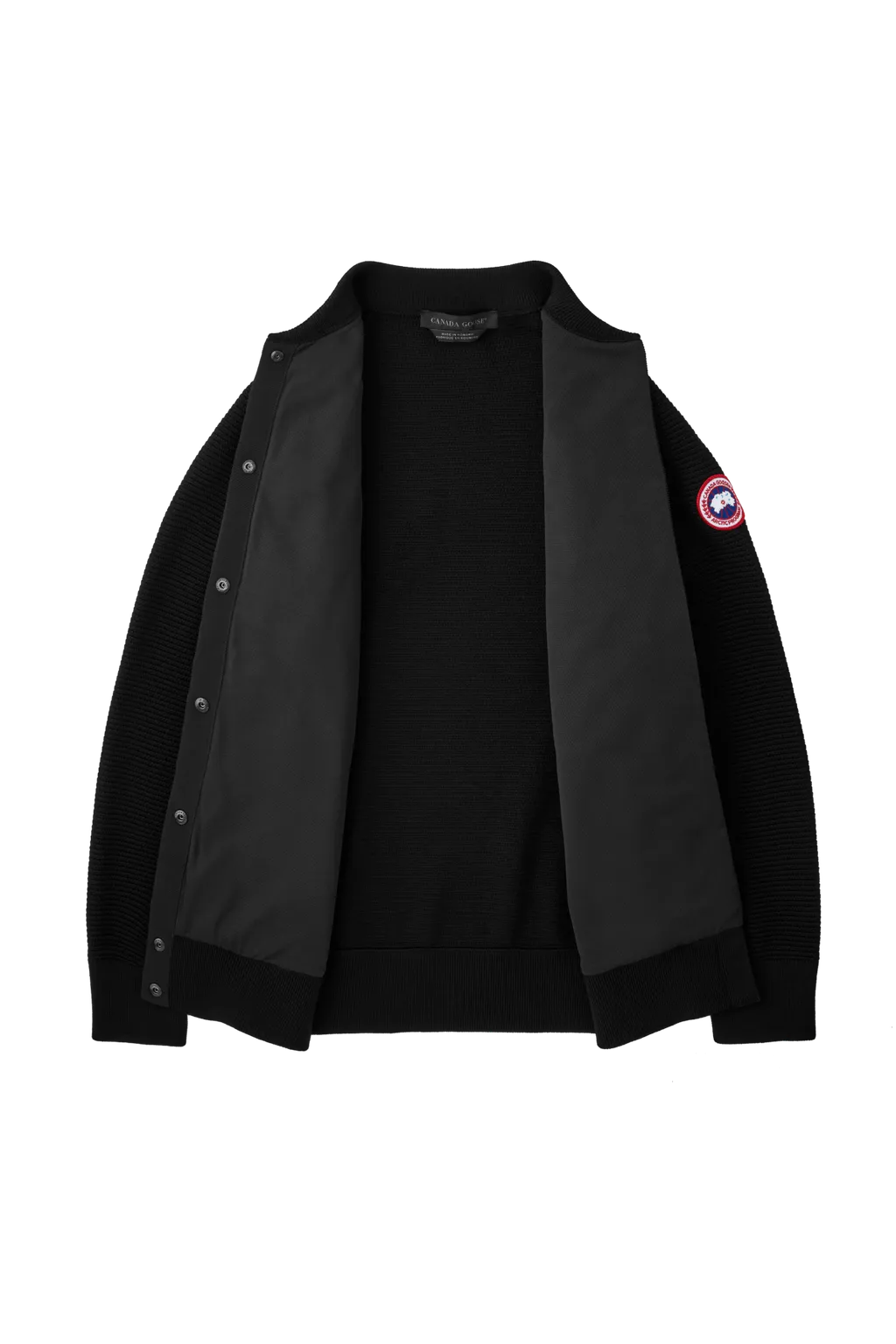 Long-Sleeved Quilted Down Jacket