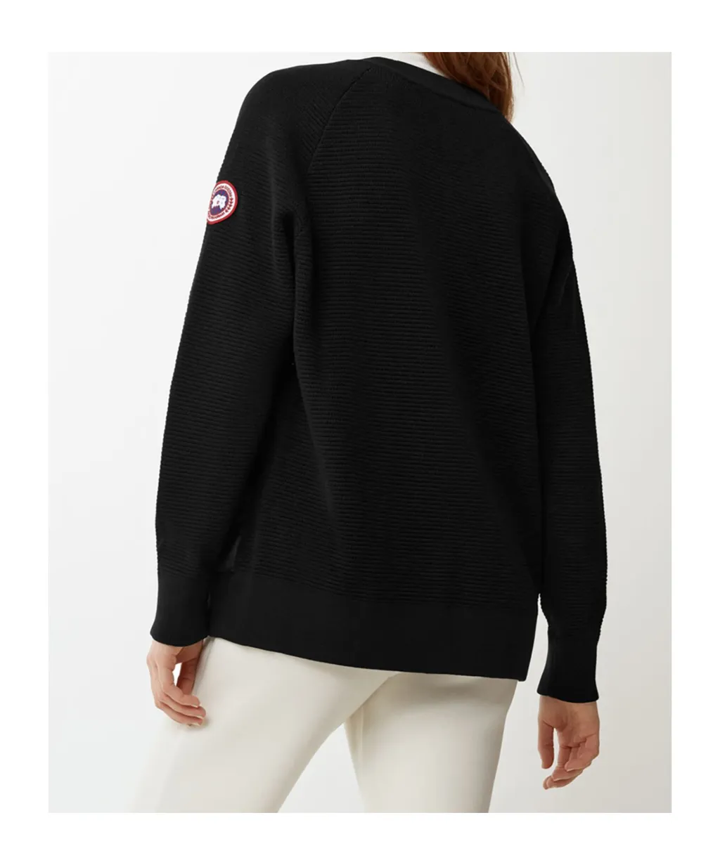 Long-Sleeved Quilted Down Jacket