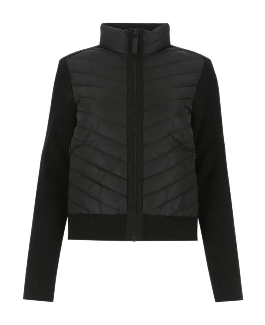 Hybridge Panelled High-Neck Jacket