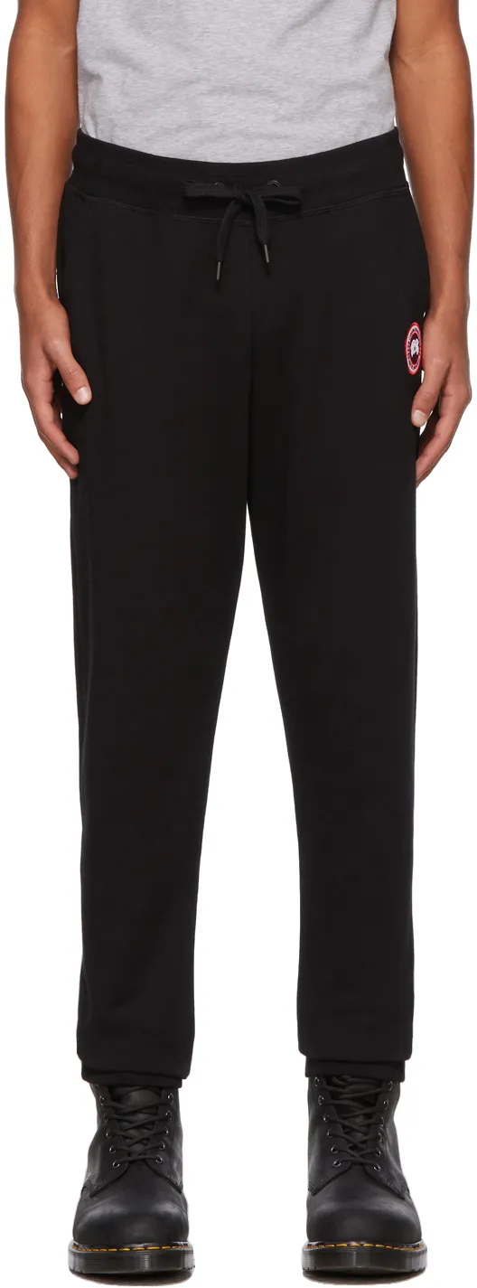 Logo Patch Drawstring Track Pants