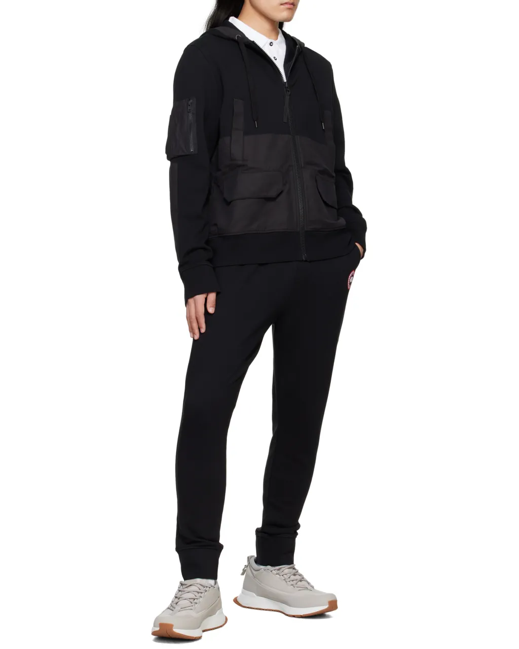 Logo Patch Drawstring Track Pants