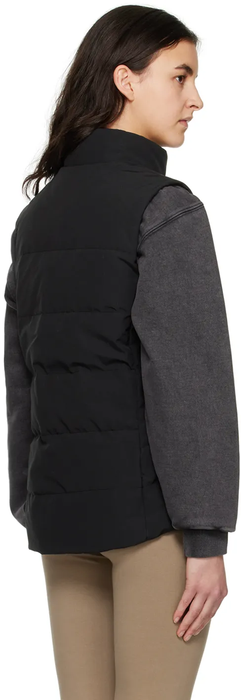 Logo Patch High-Neck Gilet