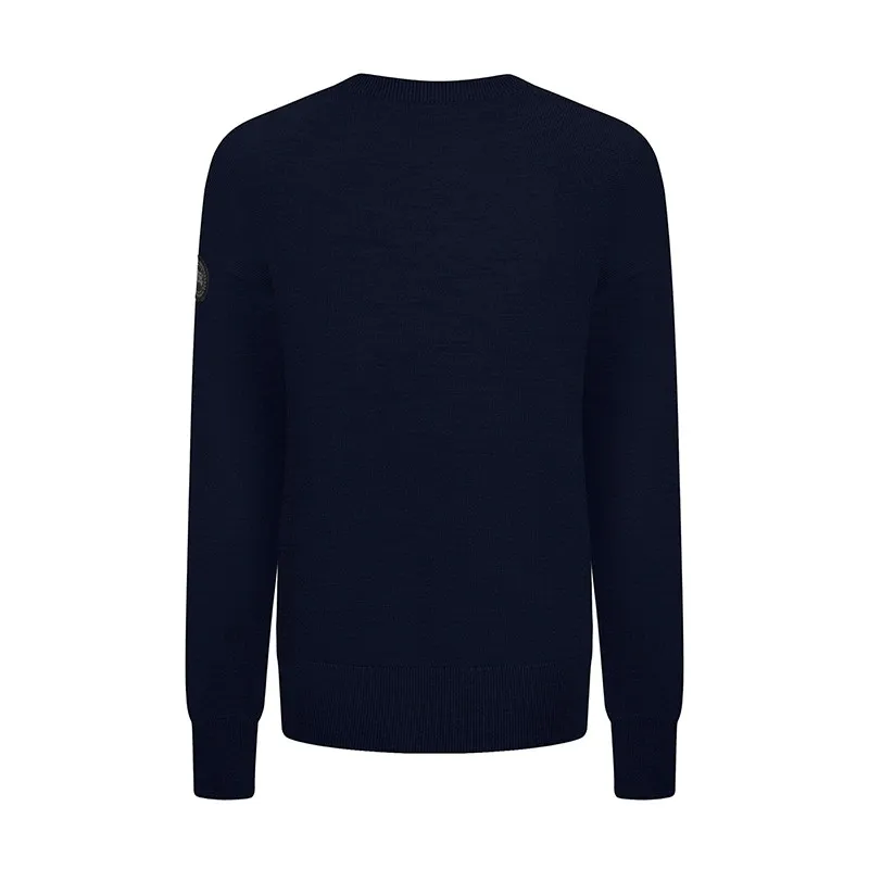 Aleza Round-Neck Knitted Pullover