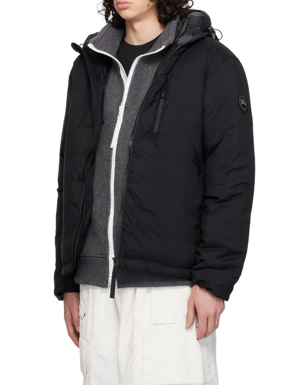 Hooded Feather-Down Padded Jacket