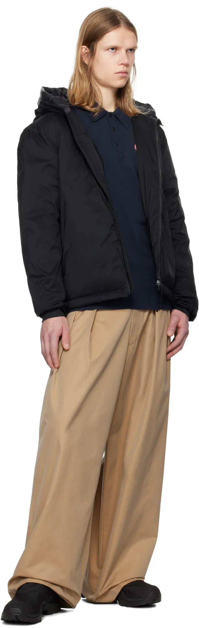 Hooded Feather-Down Padded Jacket