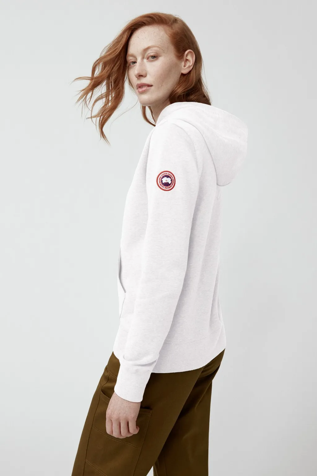 Logo-Patch Cotton Hoodie