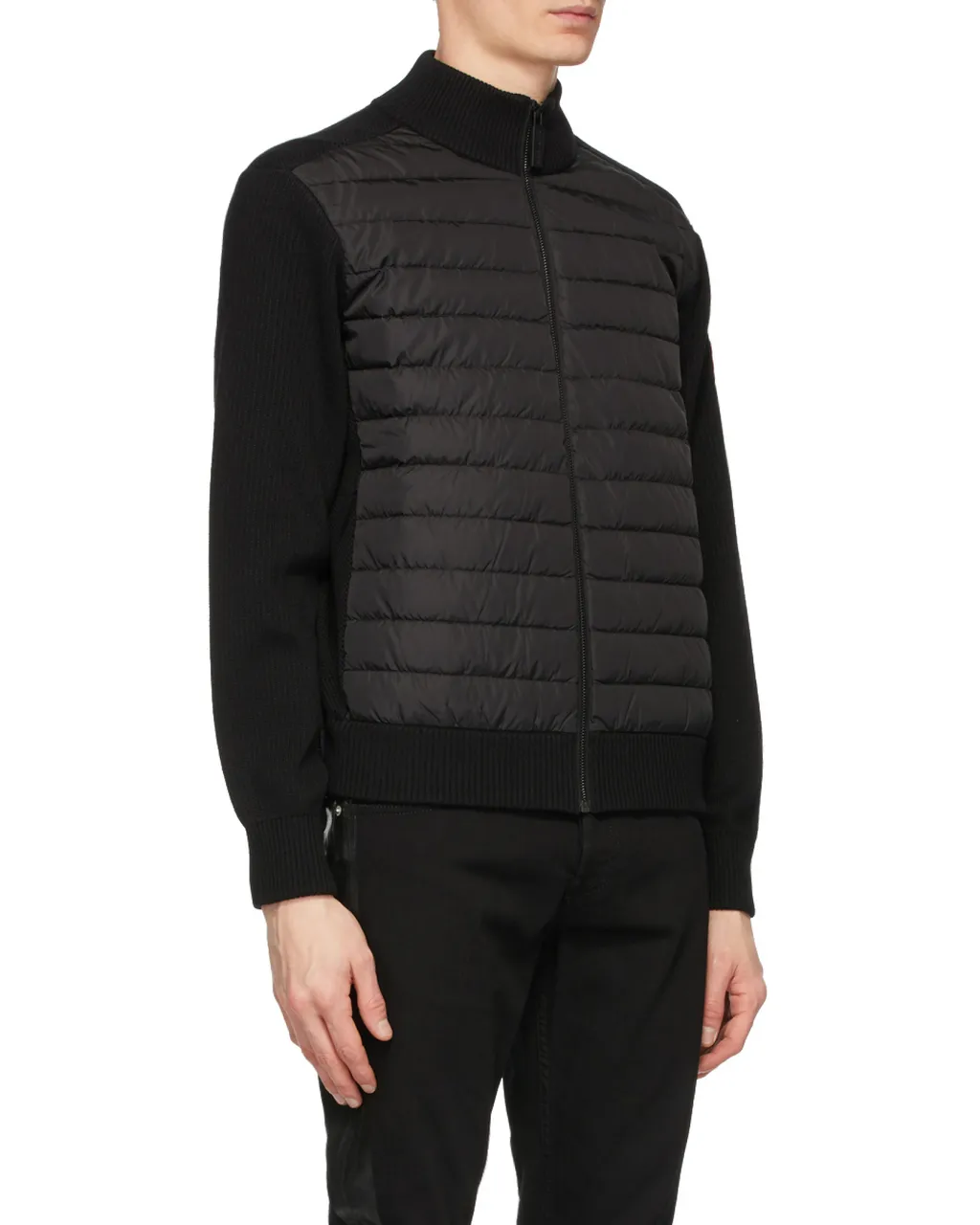 Hybridge Padded Panel Knit Jacket