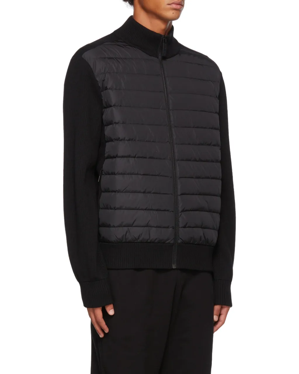 Hybridge Padded Panel Knit Jacket
