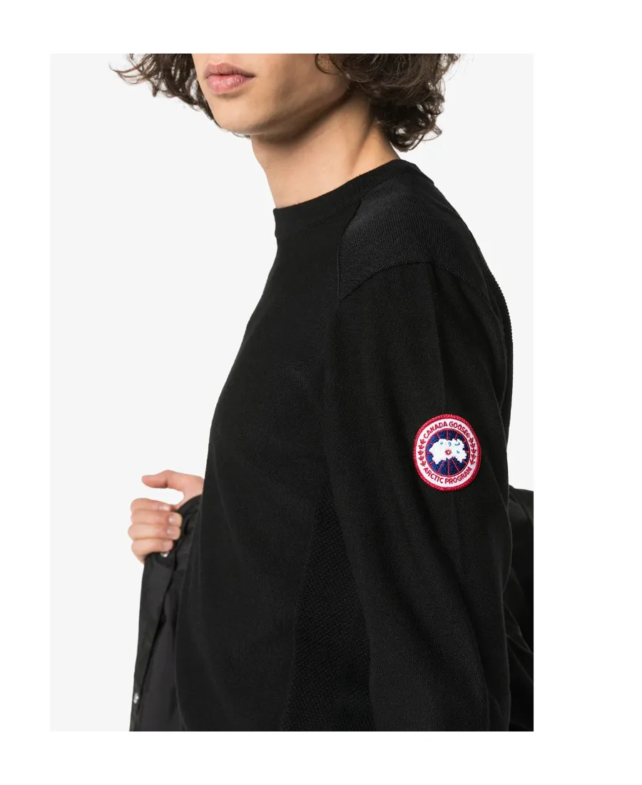Logo-Patch Crew-Neck Sweatshirt
