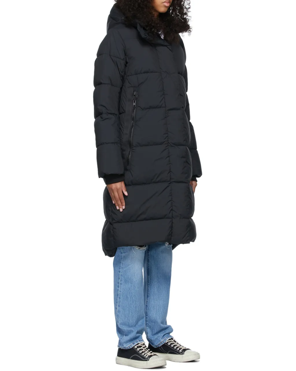 Zip-Fastening Padded Jacket