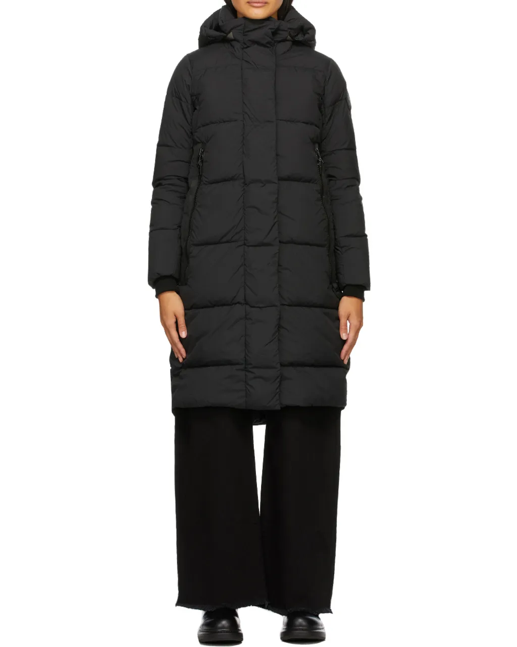 Zip-Fastening Padded Jacket