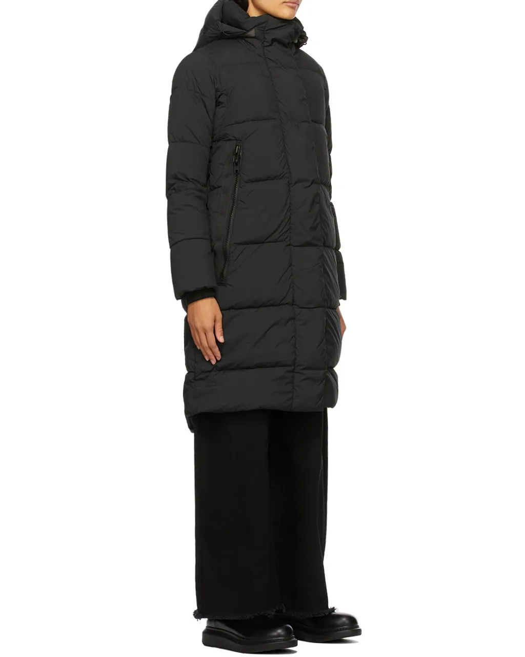 Zip-Fastening Padded Jacket