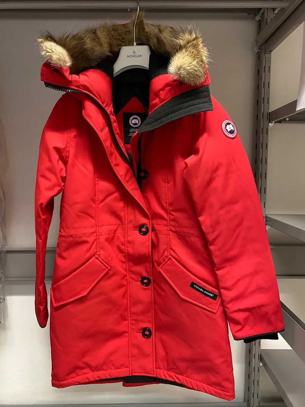 Logo Hooded Down Jacket