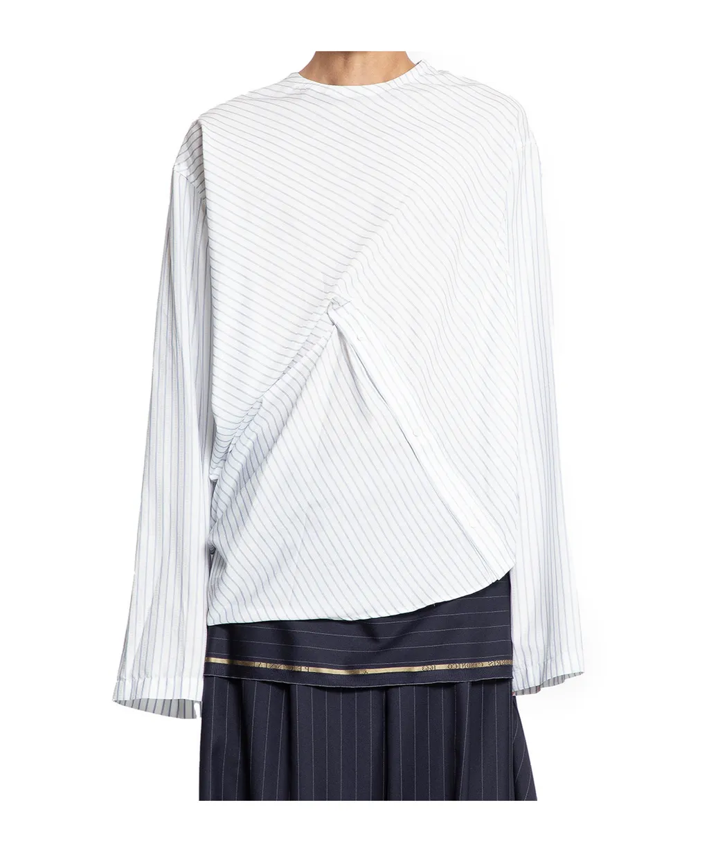 Pinstripe Long-Sleeved Shirt
