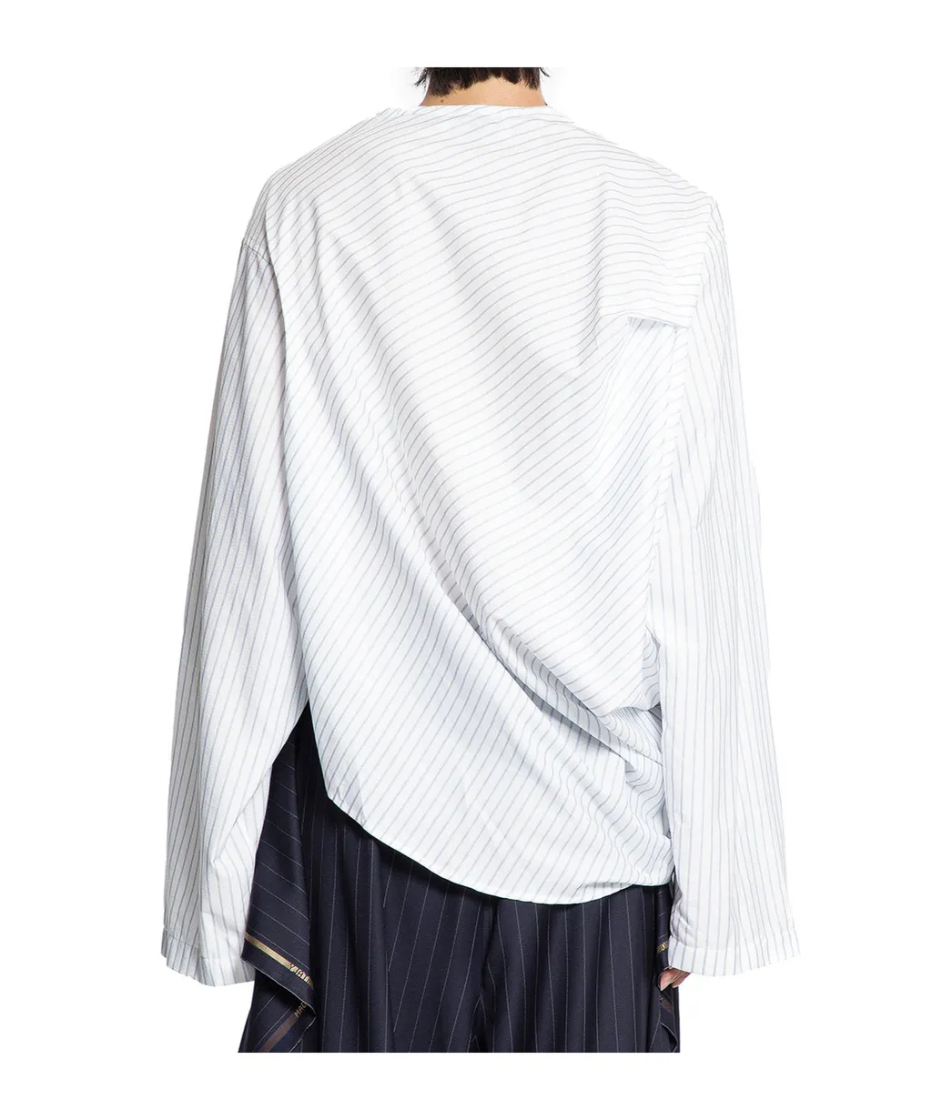 Pinstripe Long-Sleeved Shirt