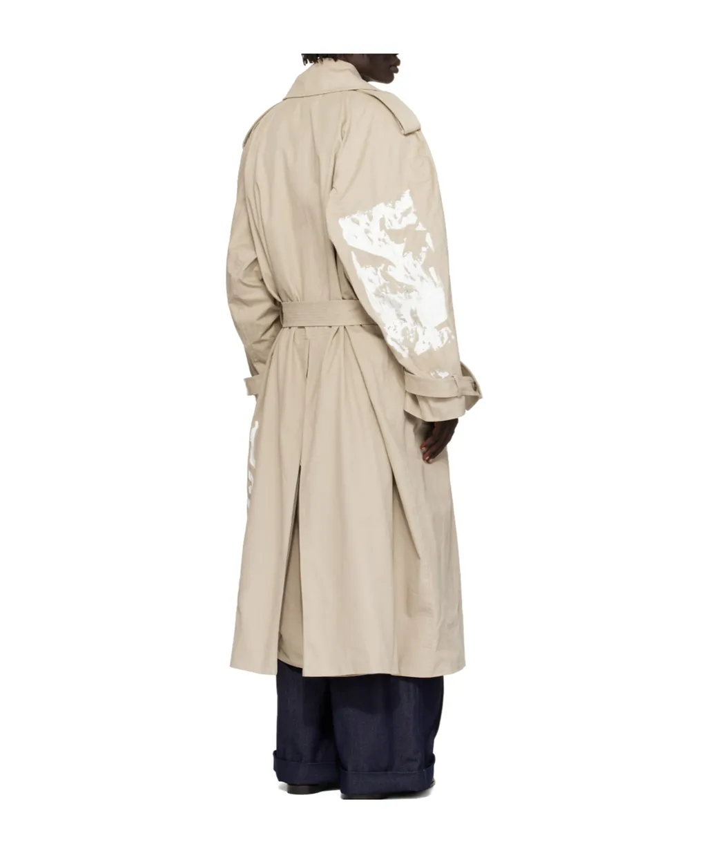 Painted Trench Coat