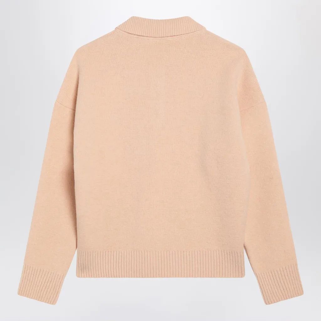 Logo Intarsia Polo Neck Knitted Jumper
