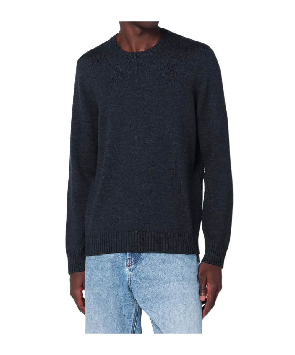 Crew-Neck Wool Sweater