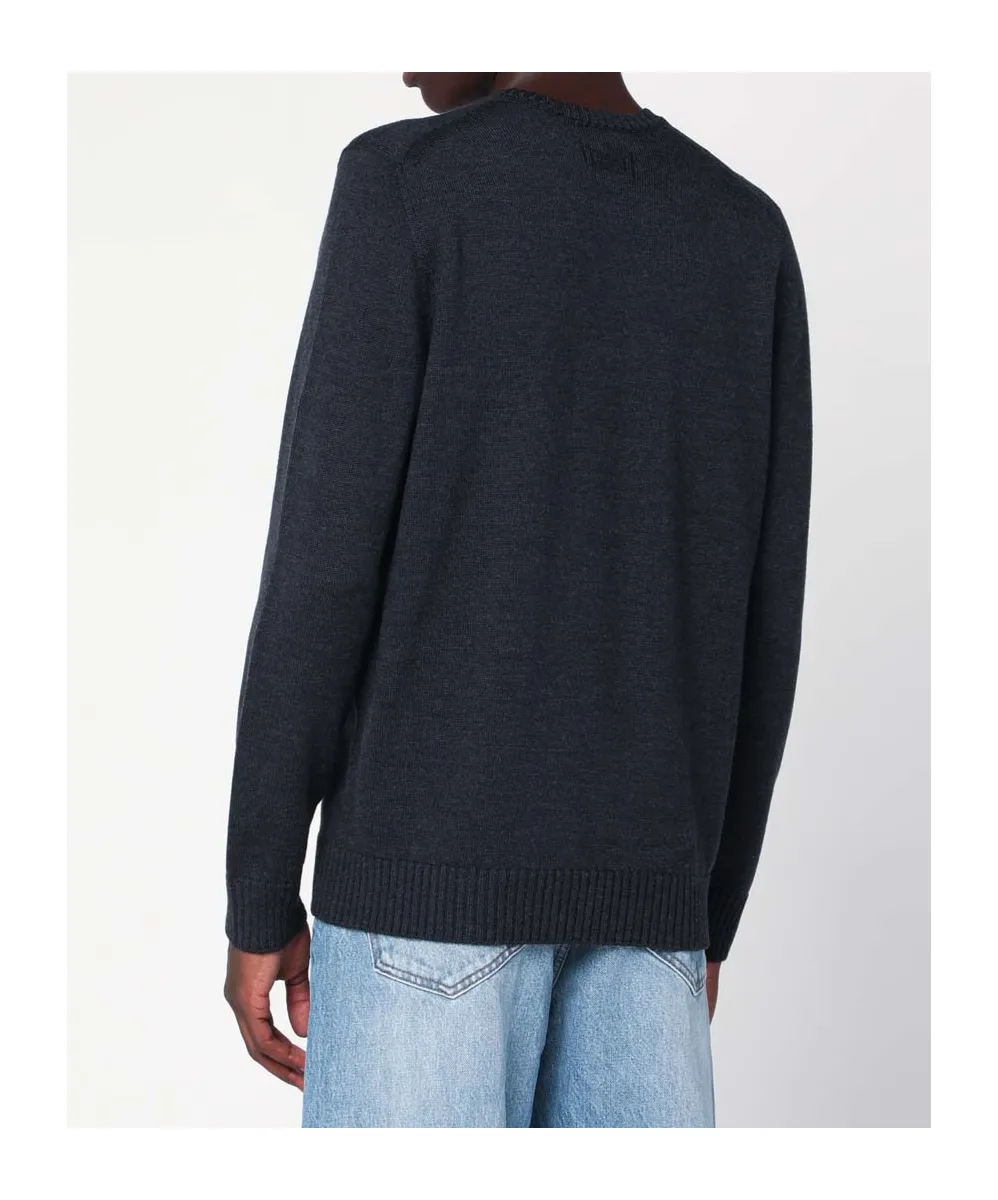 Crew-Neck Wool Sweater