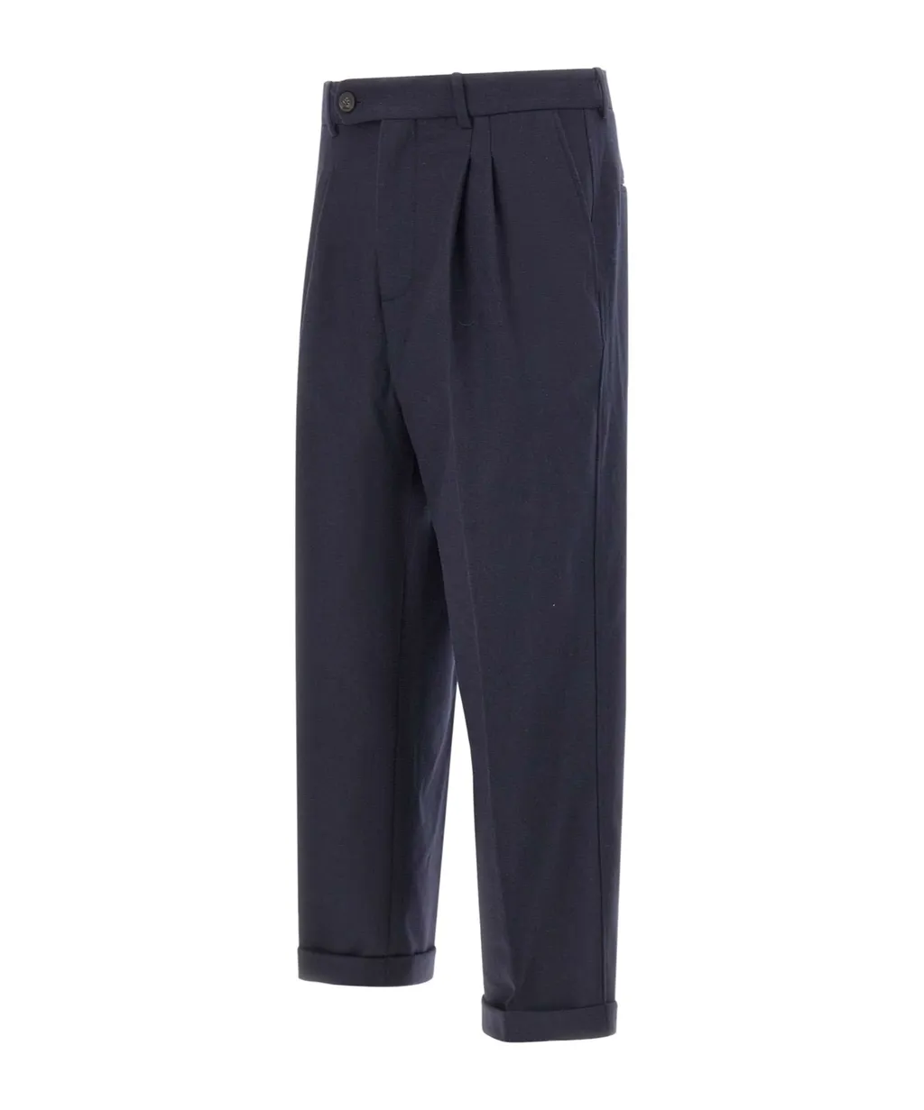 Straight-Leg Trousers