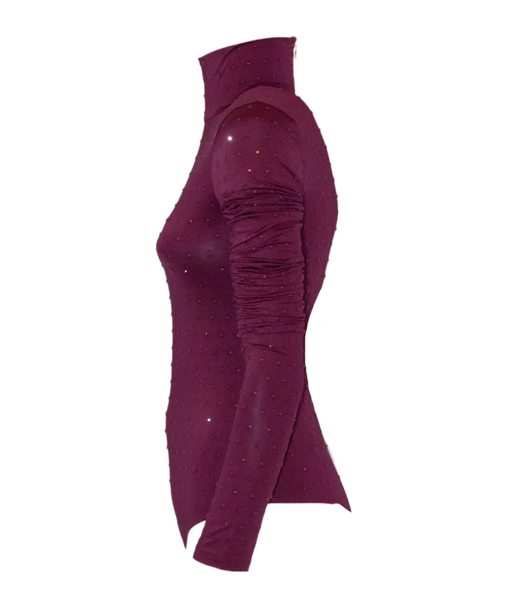 Crystal-Embellished Bodysuit