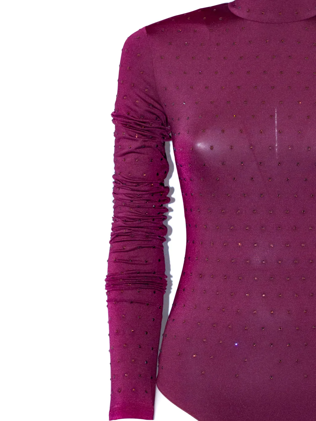Crystal-Embellished Bodysuit