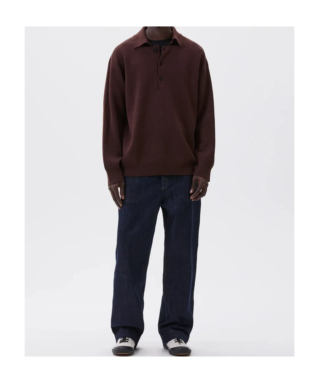 Oversized Knitted Polo