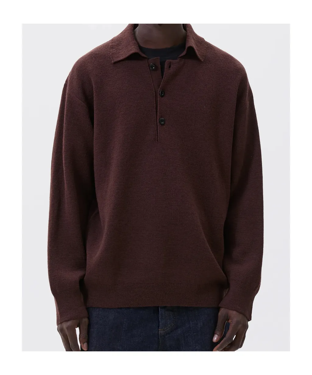 Oversized Knitted Polo