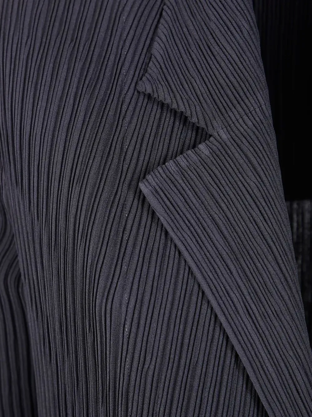 Hatching Pleats Pleated Jacket