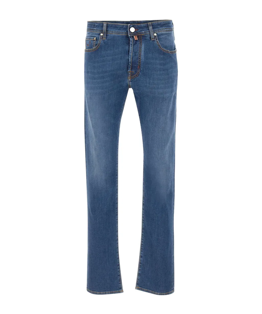 Slim Fit Five-Pocket Jeans