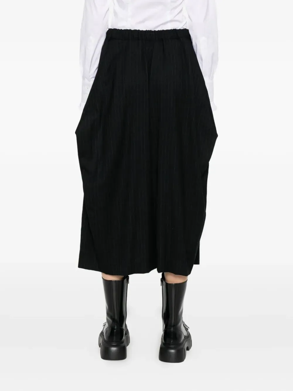 Pinestriped Cropped Trousers