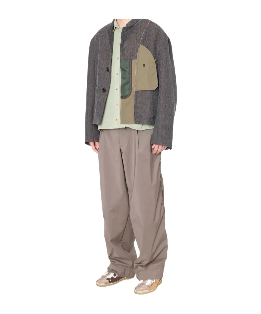 Pleated-Leg Trousers
