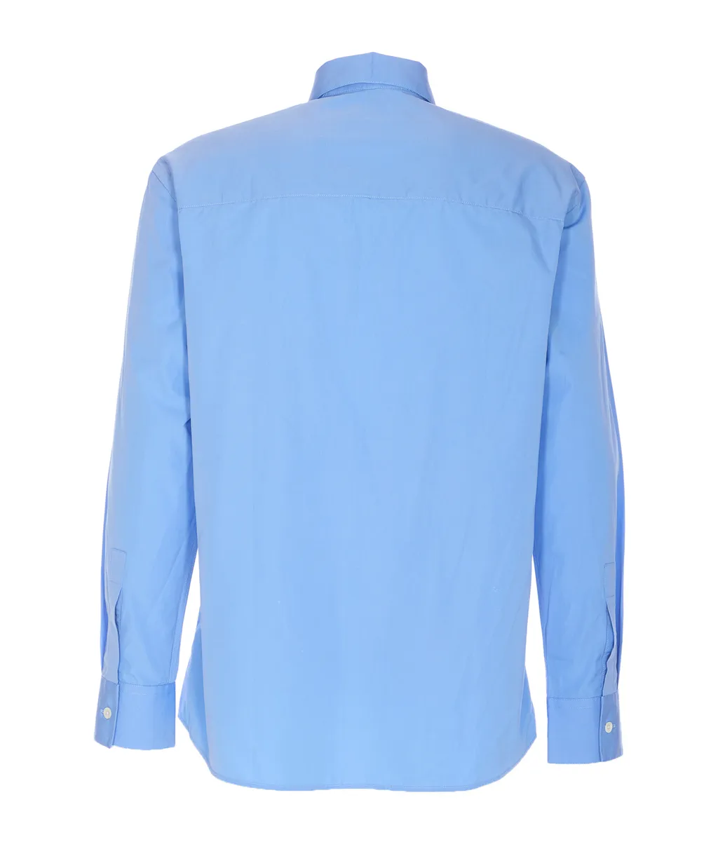 Long Sleeved Curved Hem Shirt