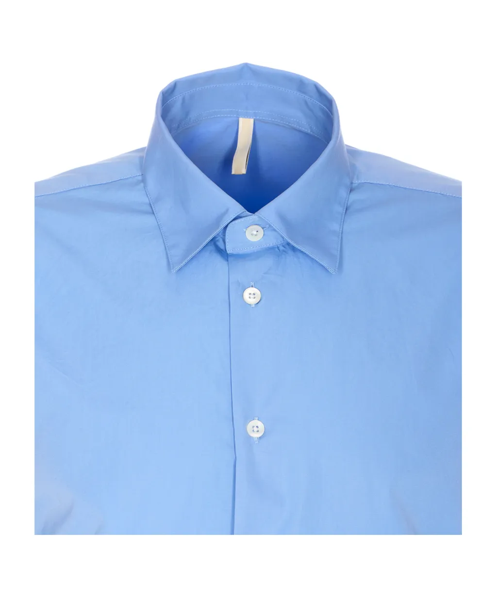 Long Sleeved Curved Hem Shirt