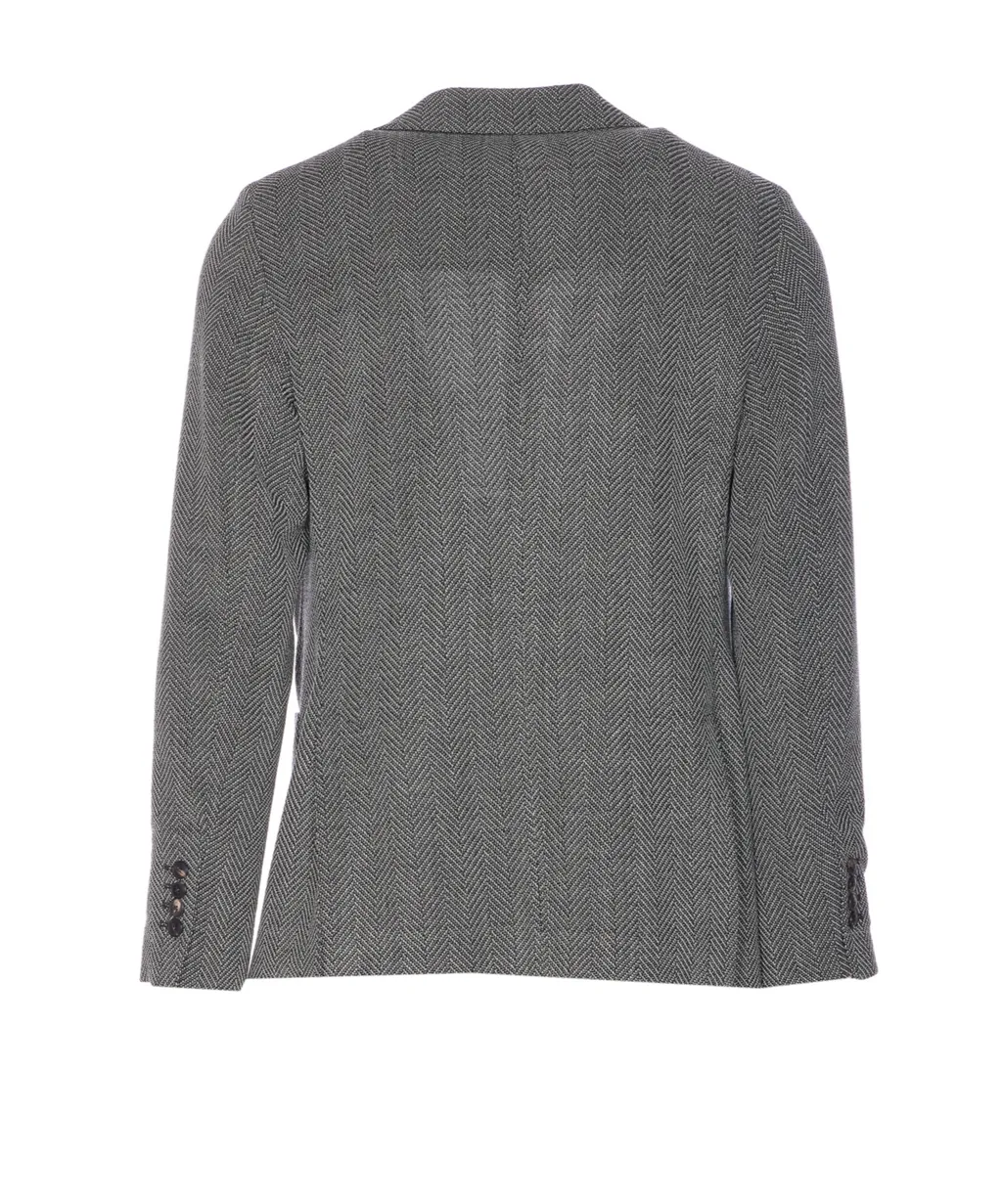 Chevron Single Breasted Jacket