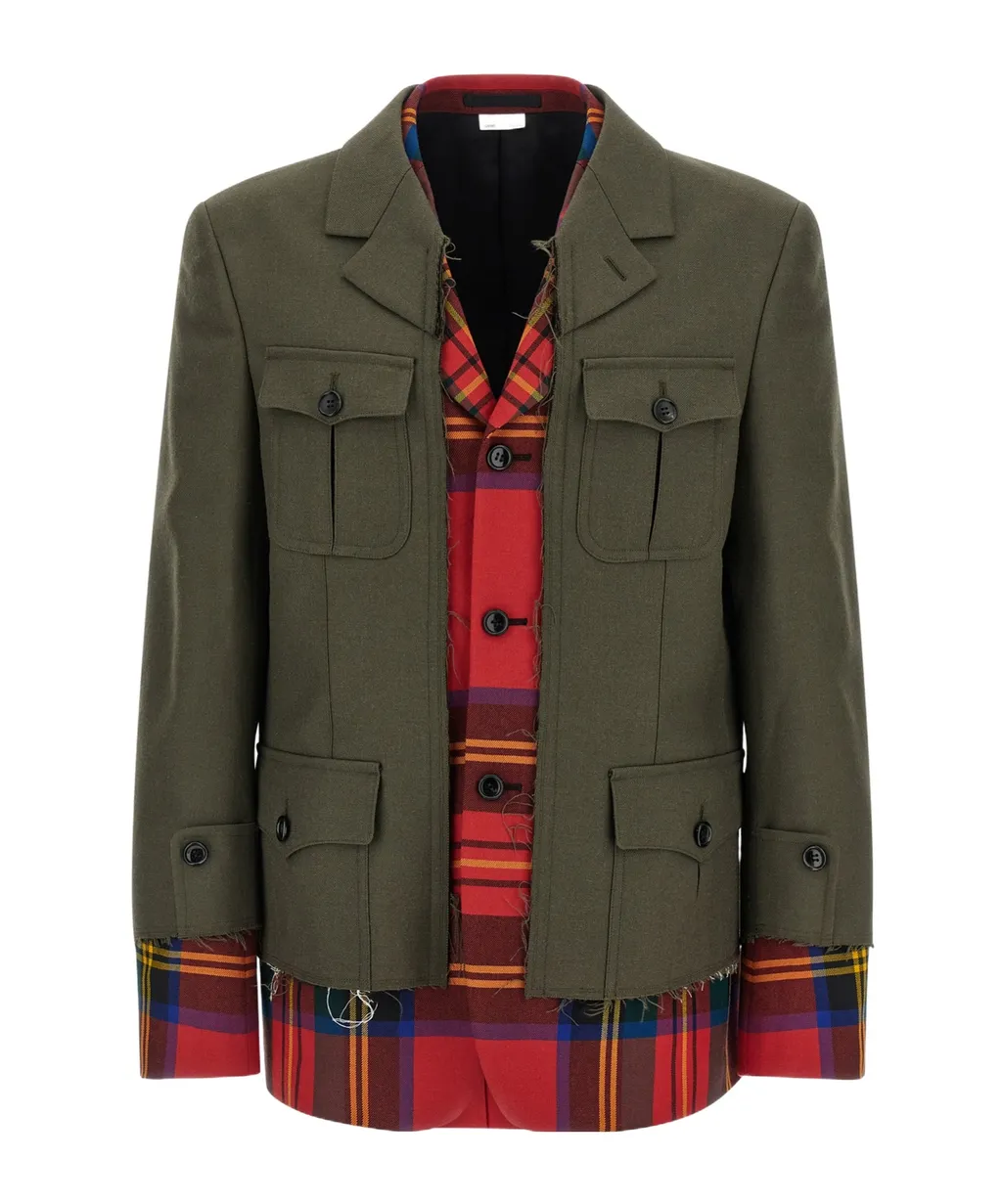 Homme Plus Double Layered Jacket