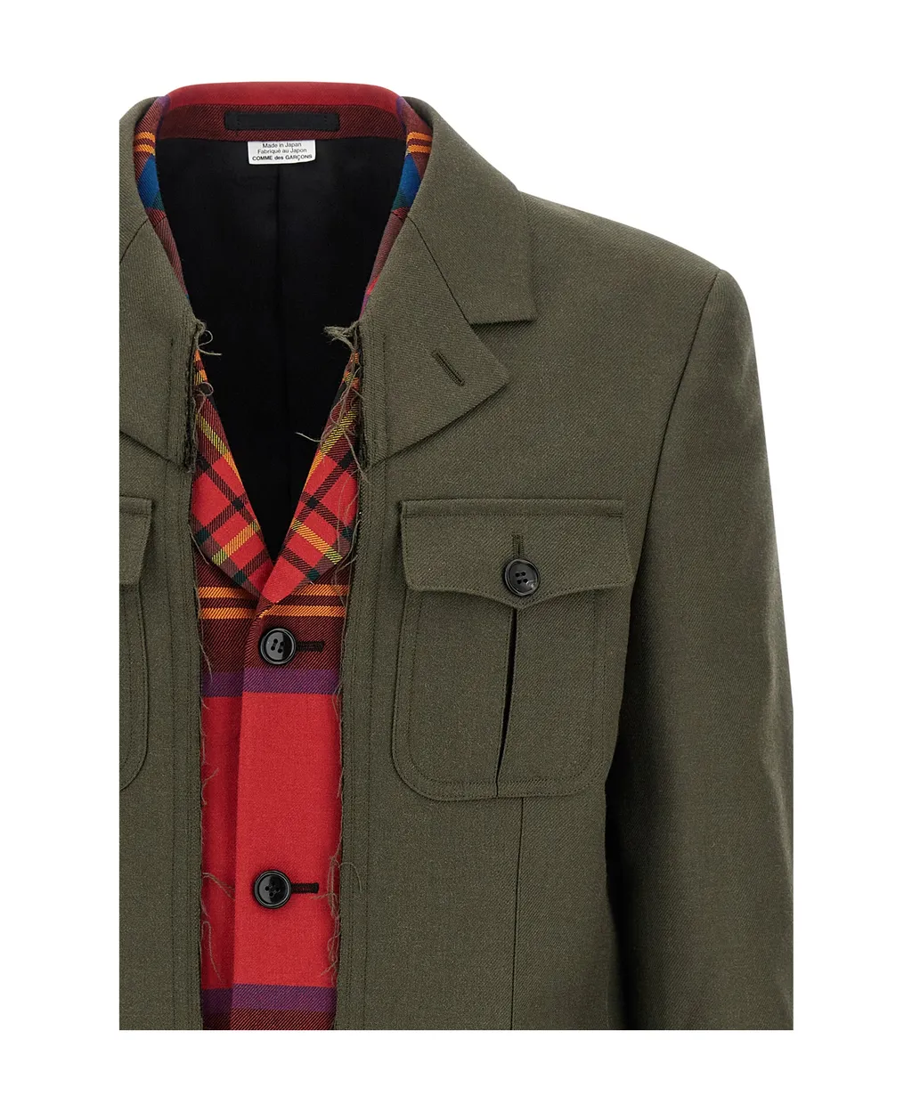 Homme Plus Double Layered Jacket