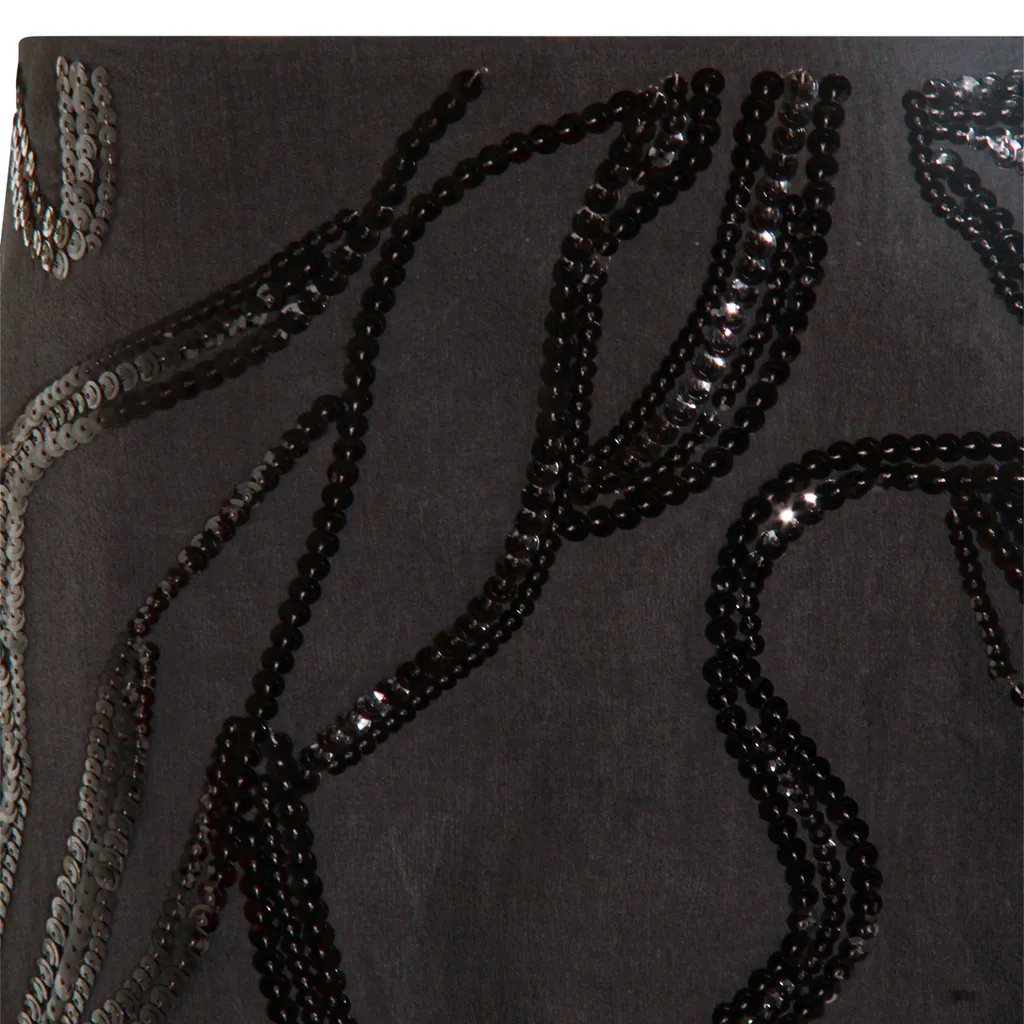 Floral Embellished Midi Skirt