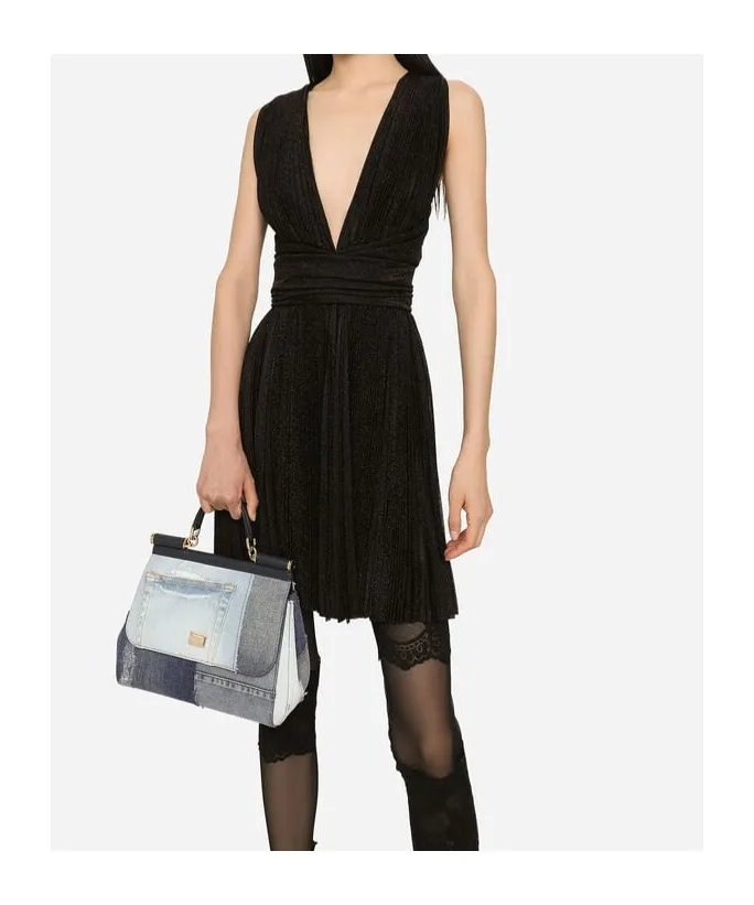 Mini Pleated Mesh Dress