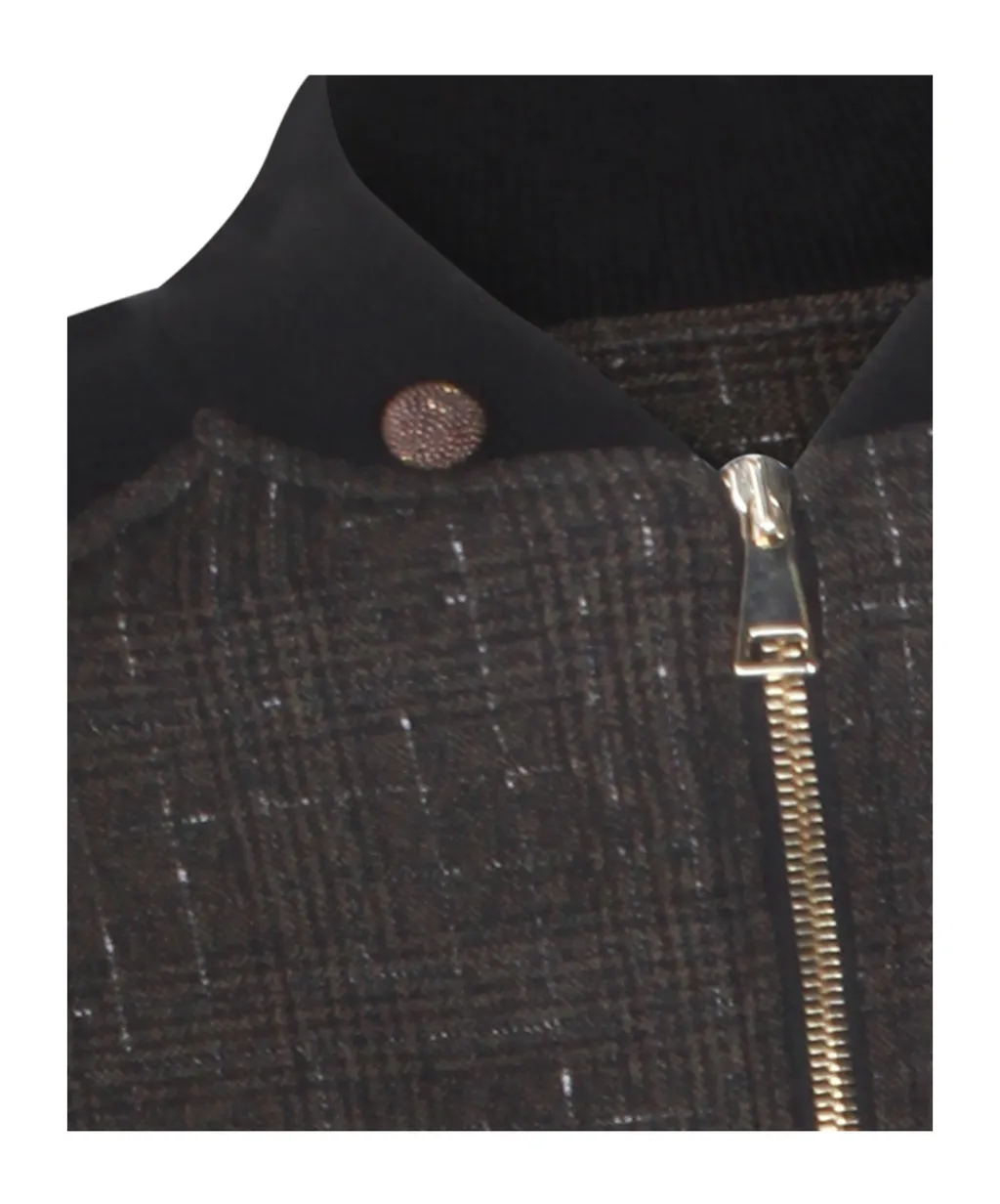 Plaid Zip Jacket
